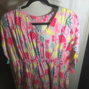 Cat & Jack Fun Fruit Top Womens XL